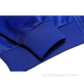 Sportswear de alta calidad de alta calidad 100% Poliéster Blue Track